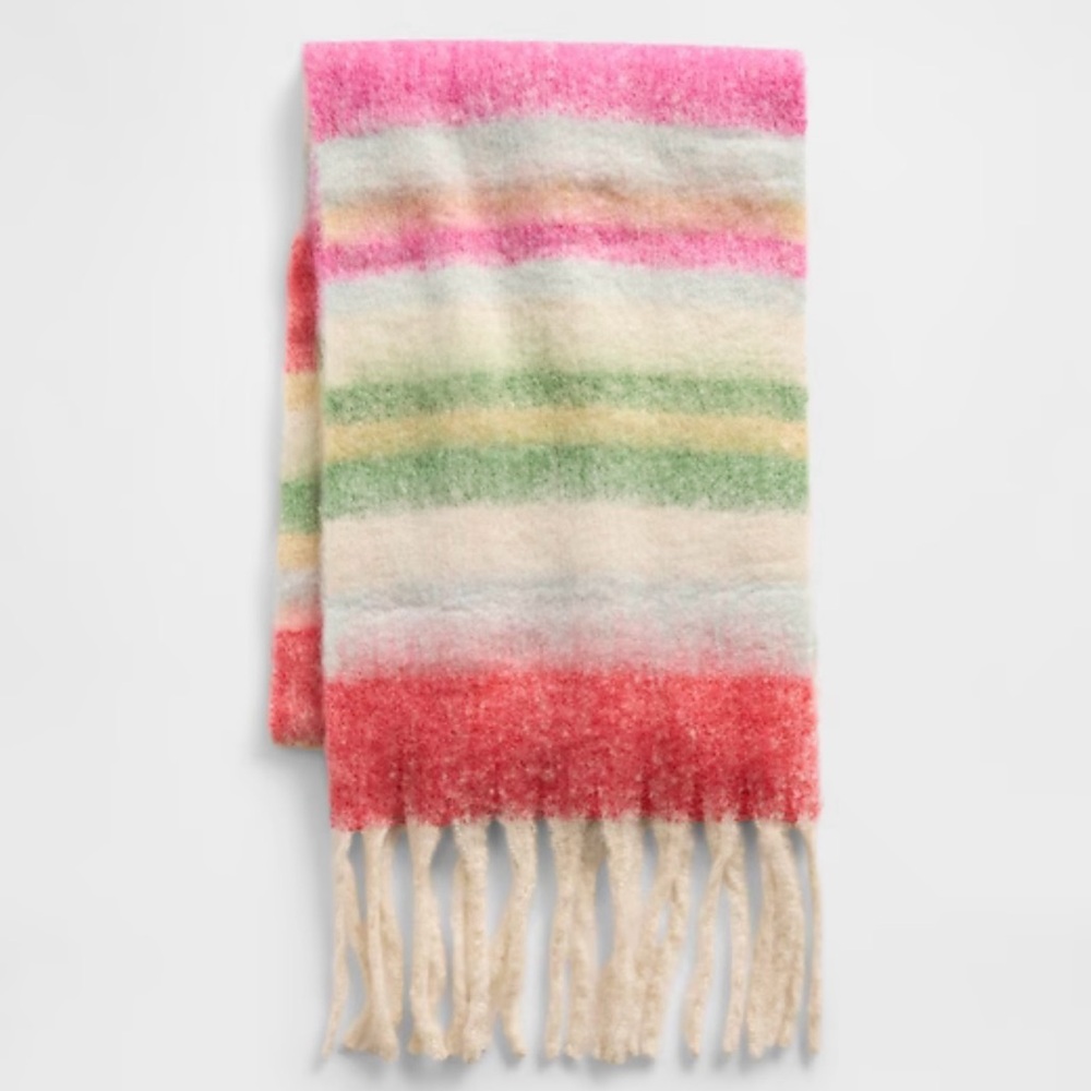 GAP Multicolor Striped Scarf